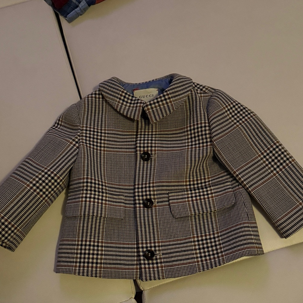 Gucci Kids Plaid Jacket